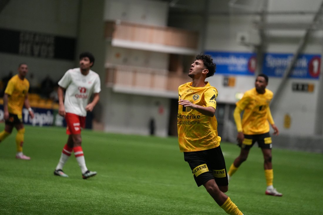 DEBUT: 16 år gamle Younes Aalili fikk også noen minutter i lørdagens treningskamp mot Fredrikstad.