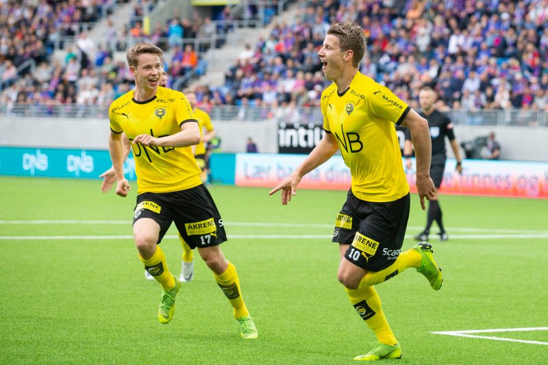 SCORET I 2019: Thomas Lehne Olsen scoret to mål på Intility i 3-0-seieren i 2019.