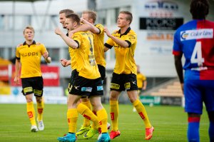 Jubel etter scoring mot Sandefjord