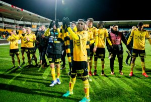 Jubel etter seier over Molde i 2016
