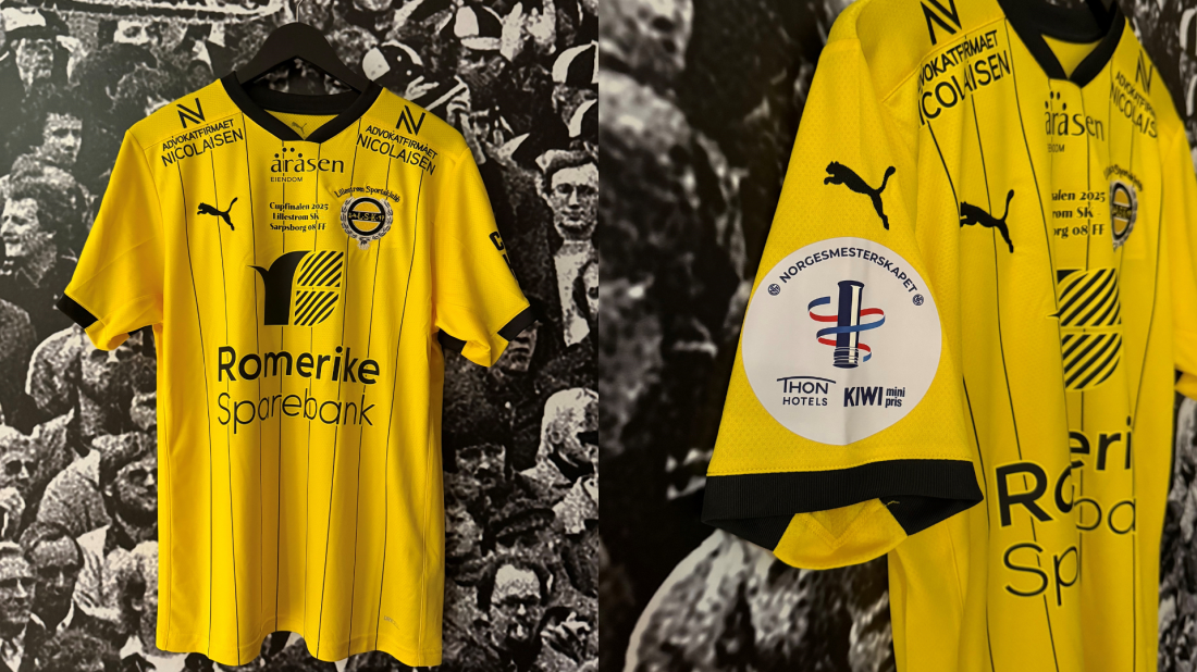 Årets drakt med cupfinale-trykk. Selges eksklusivt i cupfinalebutikken på Lillestrøm Torv. NB: Begrenset antall.