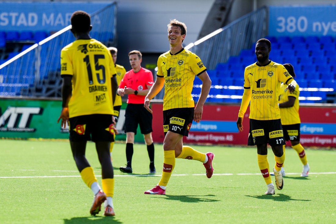 TOPPSCORER: Thomas Lehne Olsen har scoret ti mål i OBOS-ligaen denne sesongen.