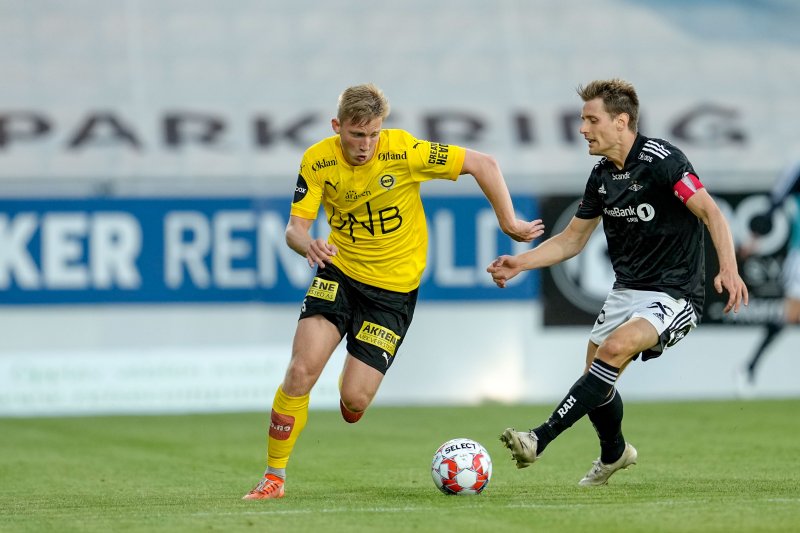 GODE MINNER: Seieren over RBK og Kristoffer Zachariassen i 2021 står igjen som Eskil Edhs største opplevelse i LSK-drakta. Foto: Fredrik Hagen/NTB