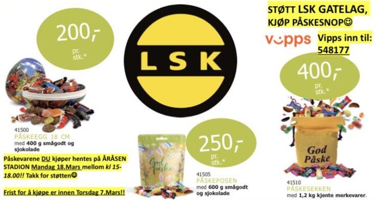 SELGER PÅSKEEGG: Ved å vippse til 548177 kan du kjøpe påskeegg og samtidig støtte gatelaget.