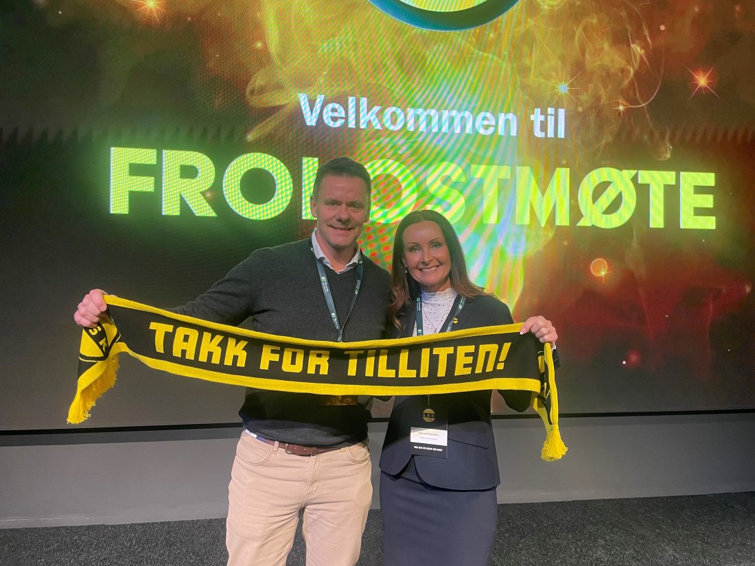 Frank Dyrekolbotn i Døvigen og Kari Herredsvela i LSK