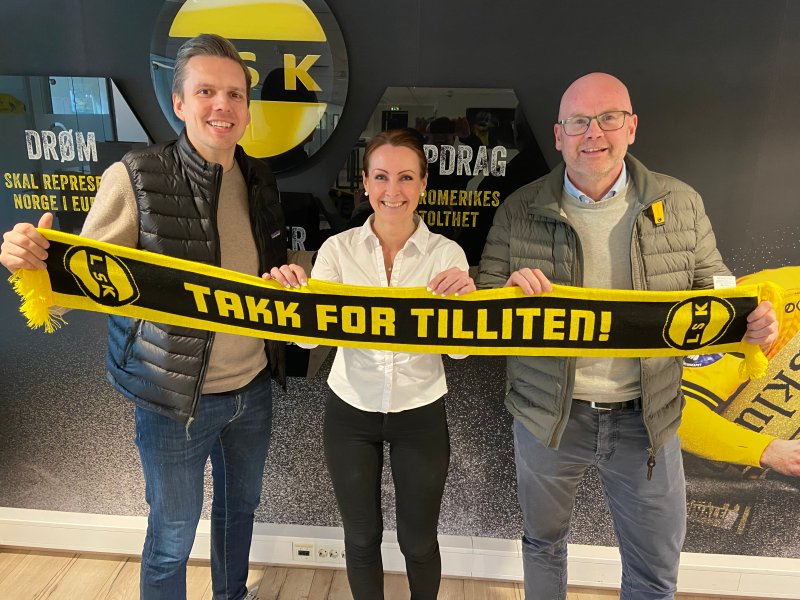 NY PARTNER: Republic-medeierne Morten Skjalg Olsen og Geir Thomassen tar sats og blir en del av LSKs sponsornettverk.