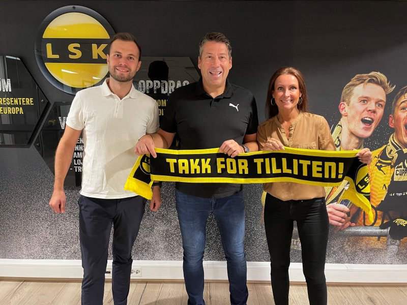 NY PARTNER: HP Norge og Ralf Trachte er et nytt tilskudd i LSKs sponsornettverk.