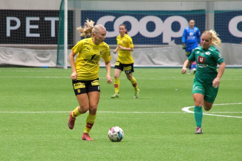 Første målscorer: Leah Rimbault sendte LSK i ledelsen. FOTO: Ole Christian Andersen.