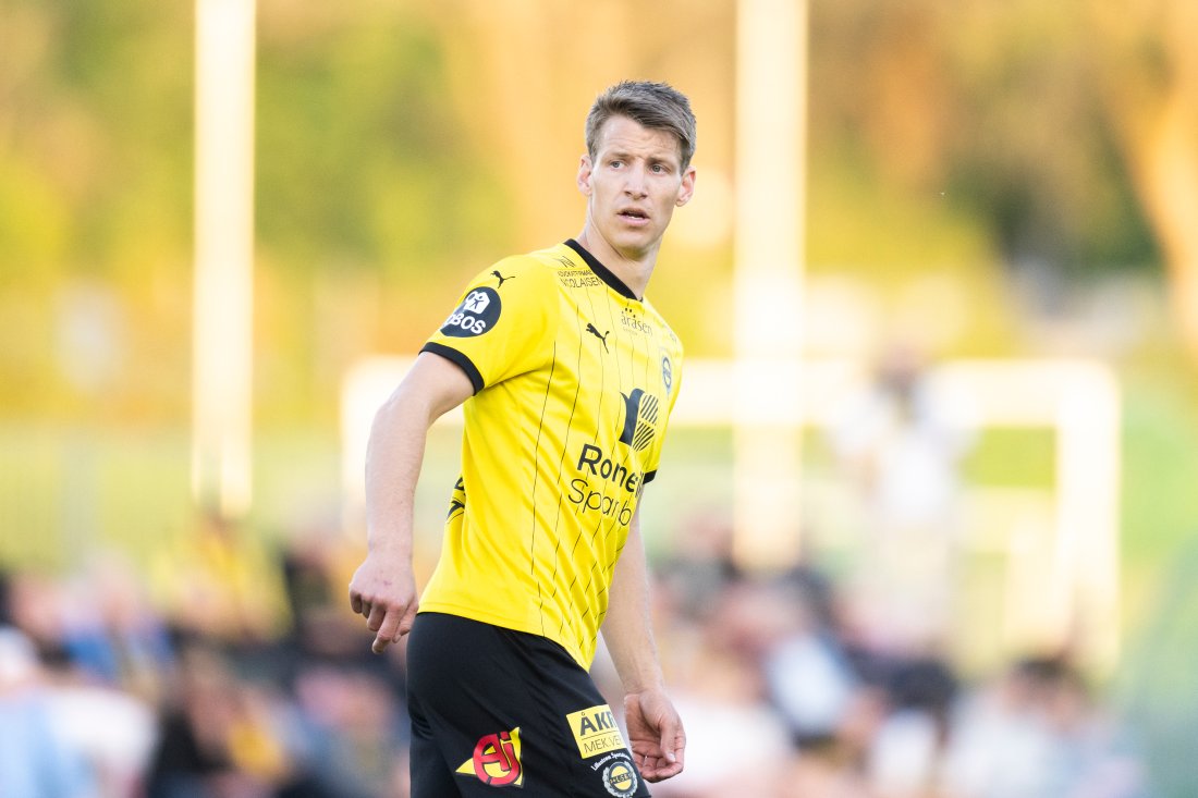 TILBAKE: En gledelig nyhet på en ellers grå dag var at Thomas Lehne Olsen var tilbake på banen.