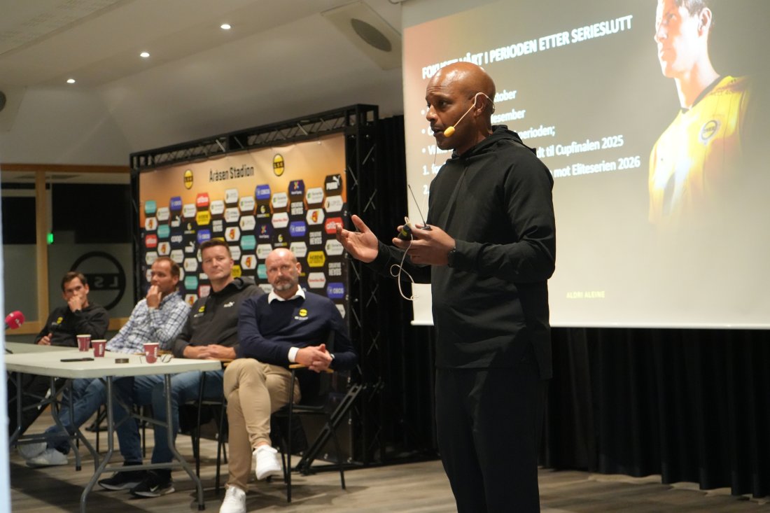 GIR SEG: Sportssjef Simon Mesfin gir seg i klubben etter sesongen. Men først skal han gjennomføre sesongen med stil, sa han på medlemsmøtet torsdag.
