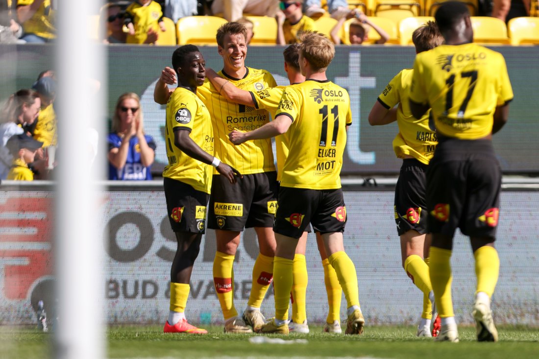 SIKRET SEIER: Thomas Lehne Olsens scoring før pause ble kampen eneste scoring.