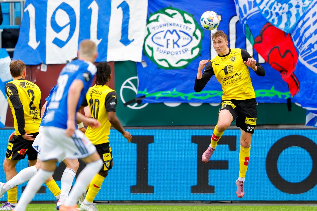 DEBUT FRA START: Ulrik Yttergård Jenssen fikk sin startdebut for LSK 2. påskedag da vi tok med oss tre sterke poeng hjem til Åråsen.