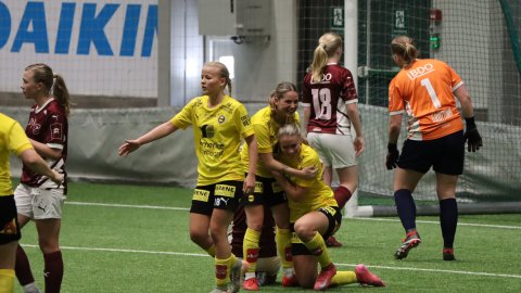 Comeback og poengdeling for damene
